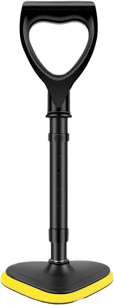 Hulp Stahulp - Mobiliteitshulpmiddel - Ondersteuning Dagelijks Leven - Verstelbare Hoogte - 435 Cm - Zwart