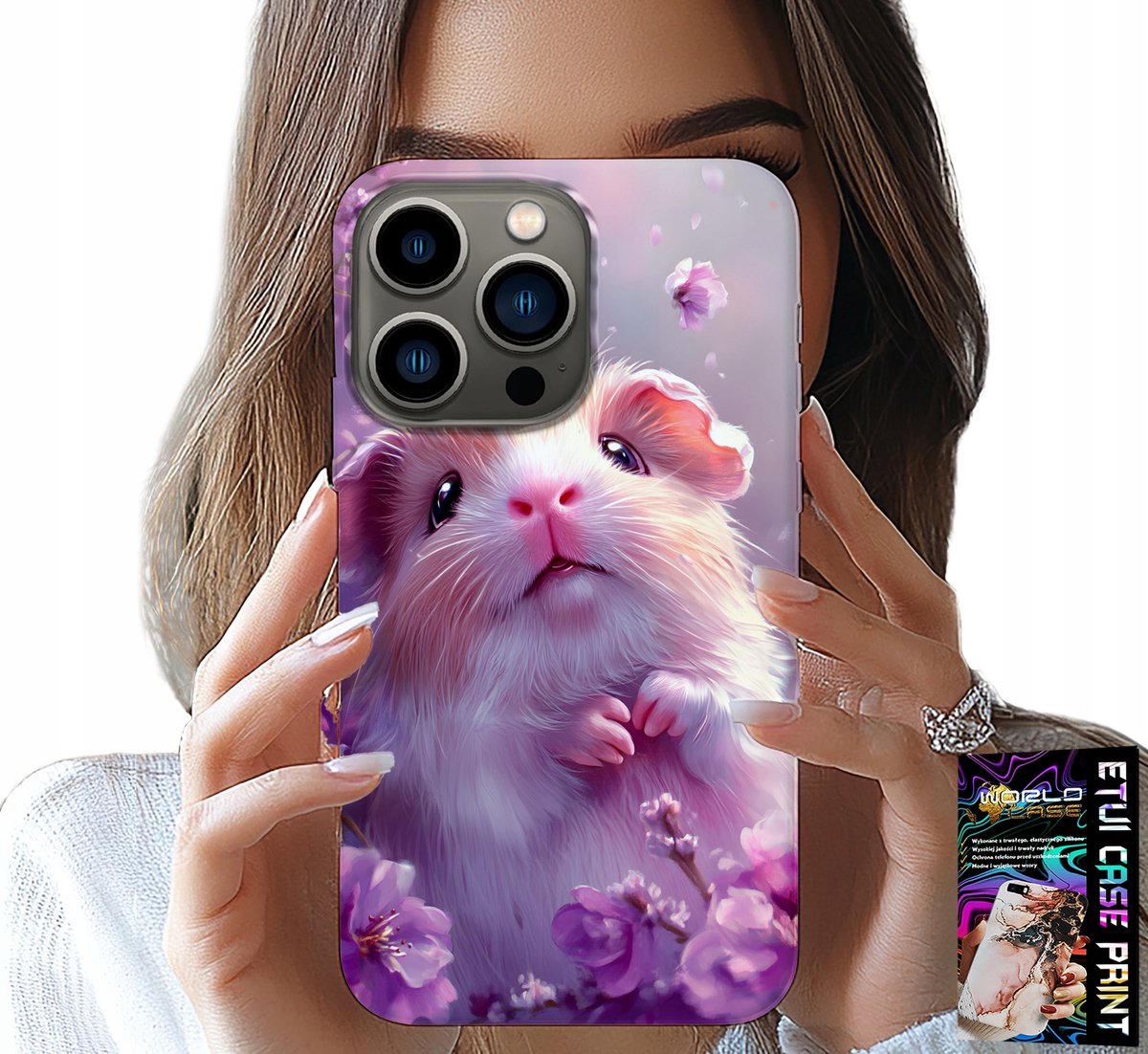 iPhone 14 Pro Max hoesje - Leuke hamster- en knaagdierpatronen voor kinderen