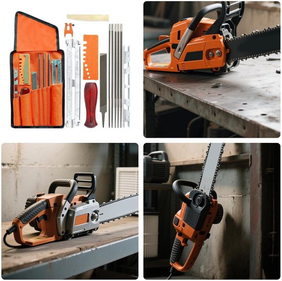 Kettingzaag Slijper - Veelzijdig Gereedschap - Onderhoud Tuin - Legering Materiaal - 28 x 15 x 6 cm — afbeelding 3