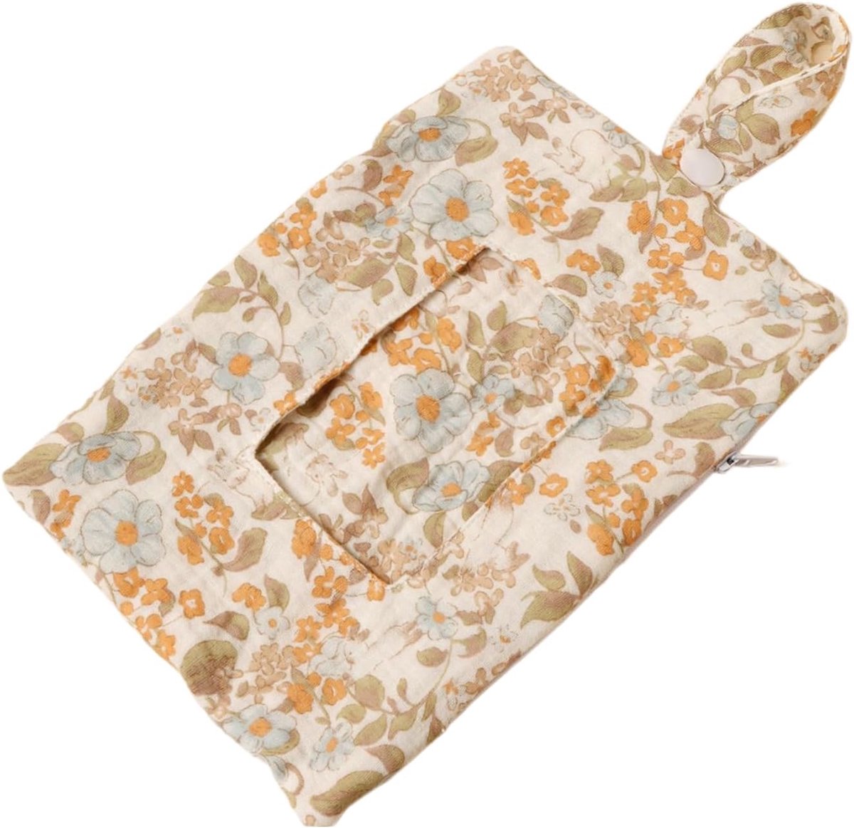 Luiertas - Luierhouder - Onderweg - Waterdichte binnenlaag - 22 x 14 cm - Geel