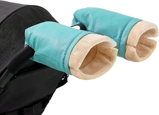 Kinderwagen Wanten - Warme Handmoffen - Buiten Wandelen - Winddicht & Waterafstotend - 26 x 20 cm - Blauw — afbeelding 4