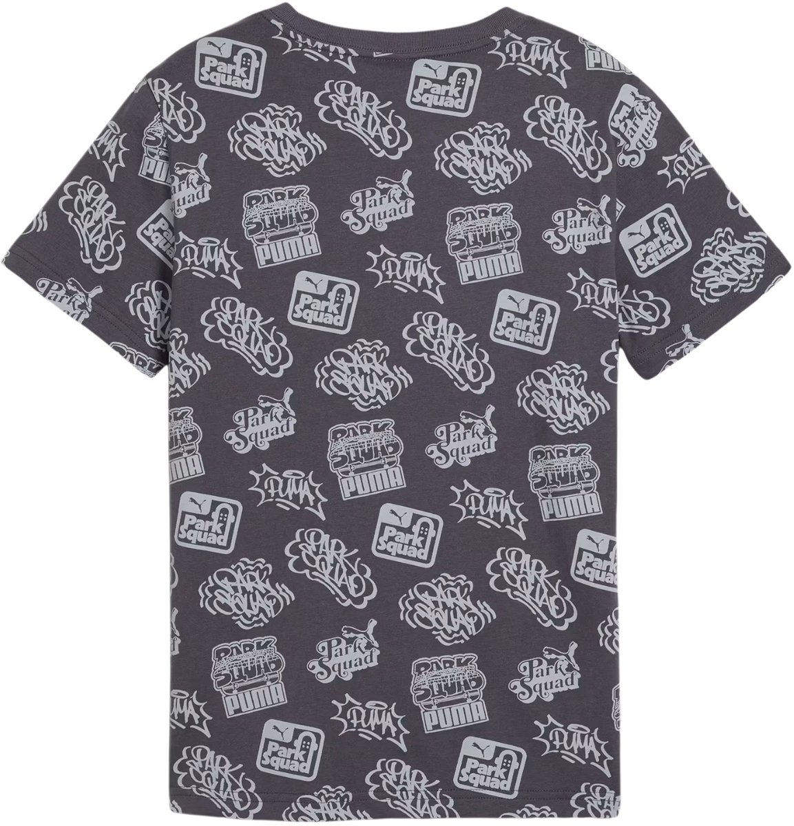 Puma T-shirt Kinderen ESS+ MID 90s AOP Tee 128cm Grijs