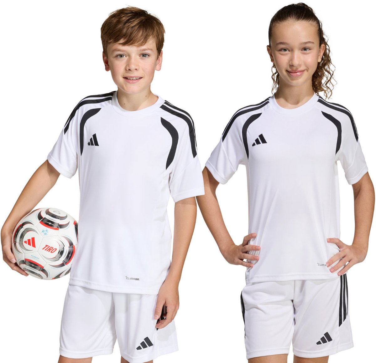 adidas T-shirt Kinderen Tiro 26 League Jersey Wit - Maat 140cm