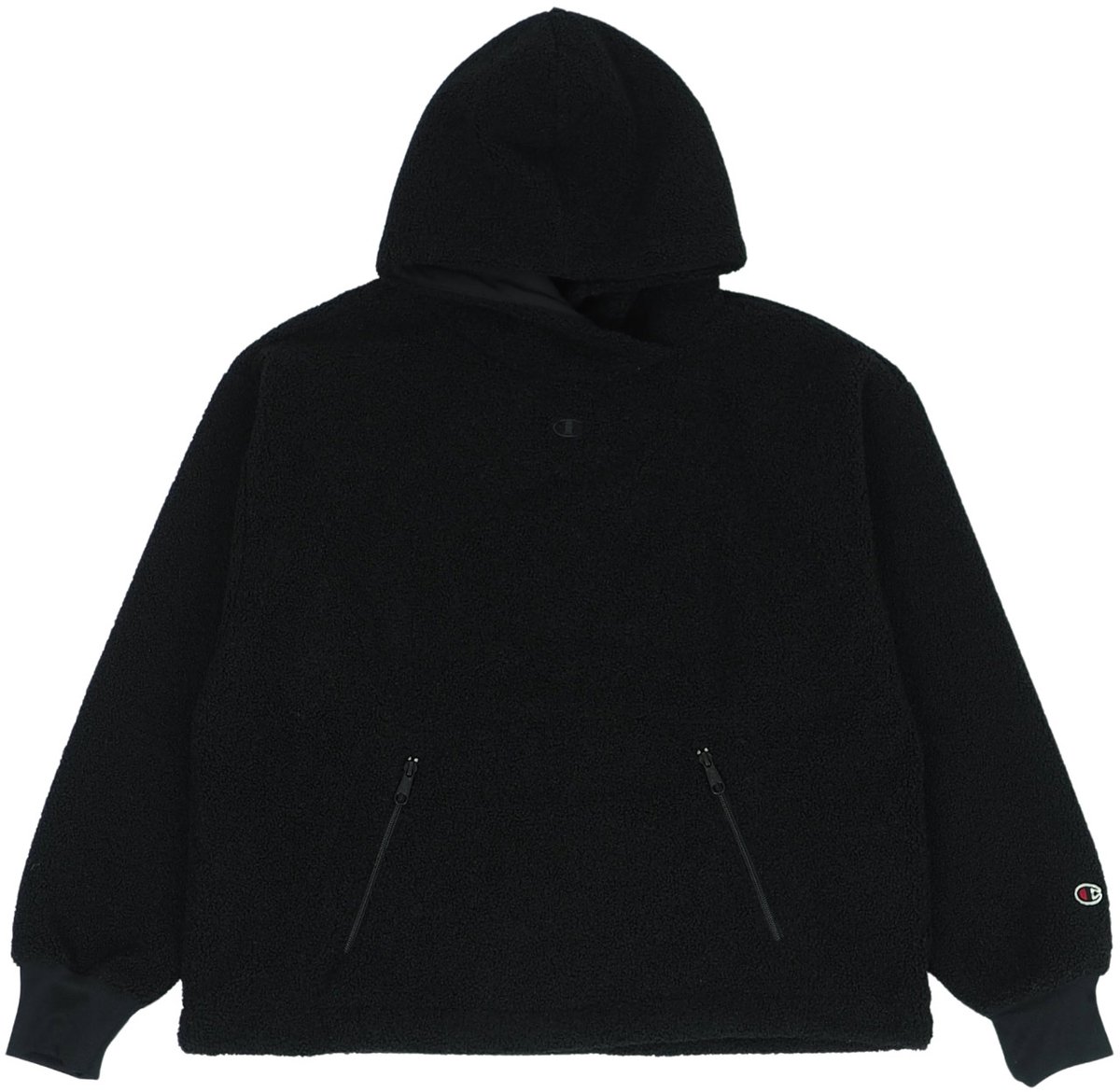 Champion Sweater Dames Hooded Zwart