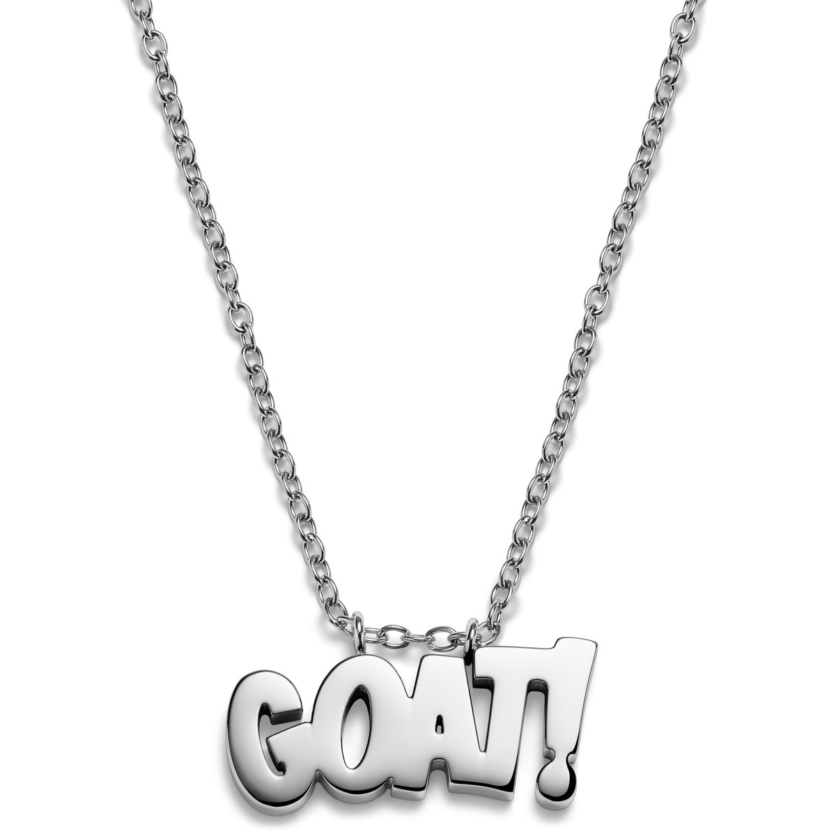 Jaygee | Zilverkleurige Roestvrijstalen GOAT Ketting