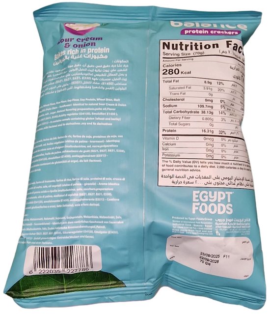 balance-chips- protein(15gram) crackers-sour cream&onion | bol