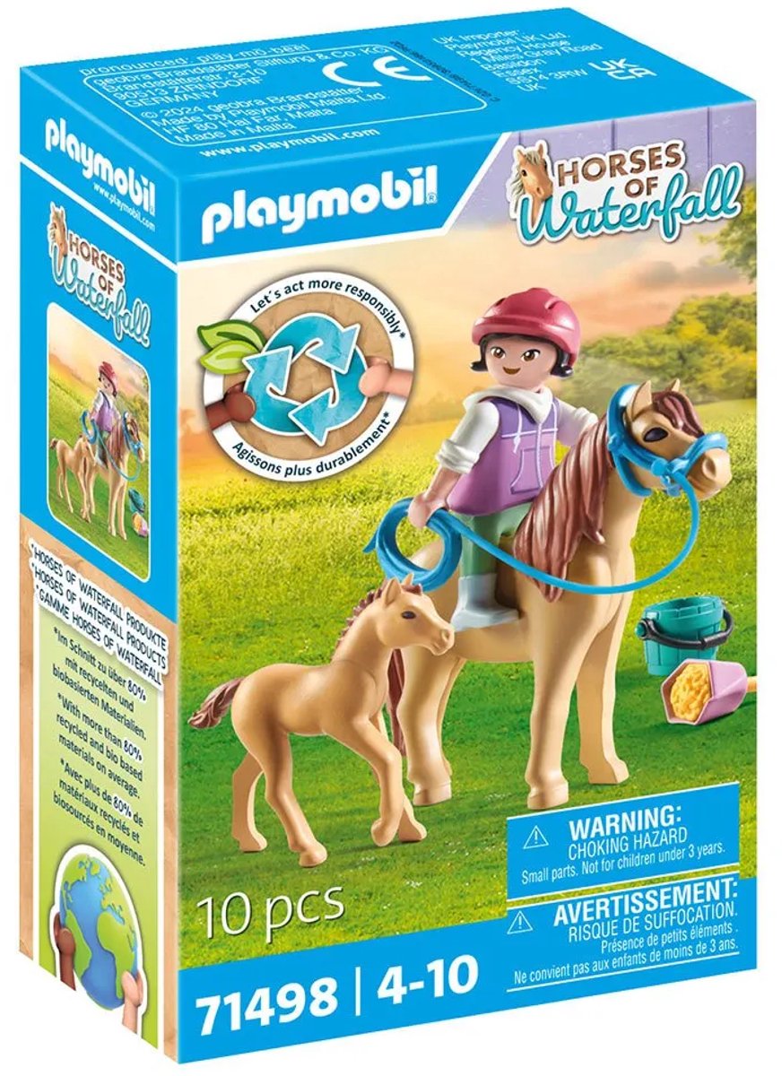 PLAYMOBIL Horses of Waterfall Kind met pony en veulen - 71498 — afbeelding 15