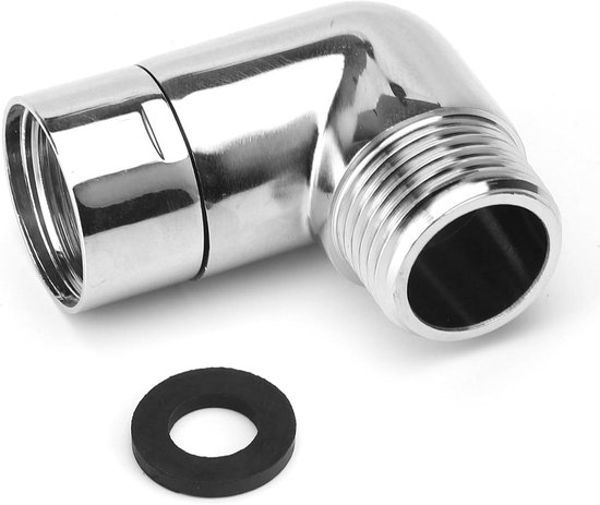 Handdouche adapter met afdichting en scharnierstuk voor regendouche
