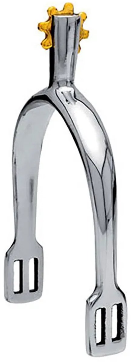 Sefton Stainless Rowels Men Wide English Sporen 30 mm Zilver