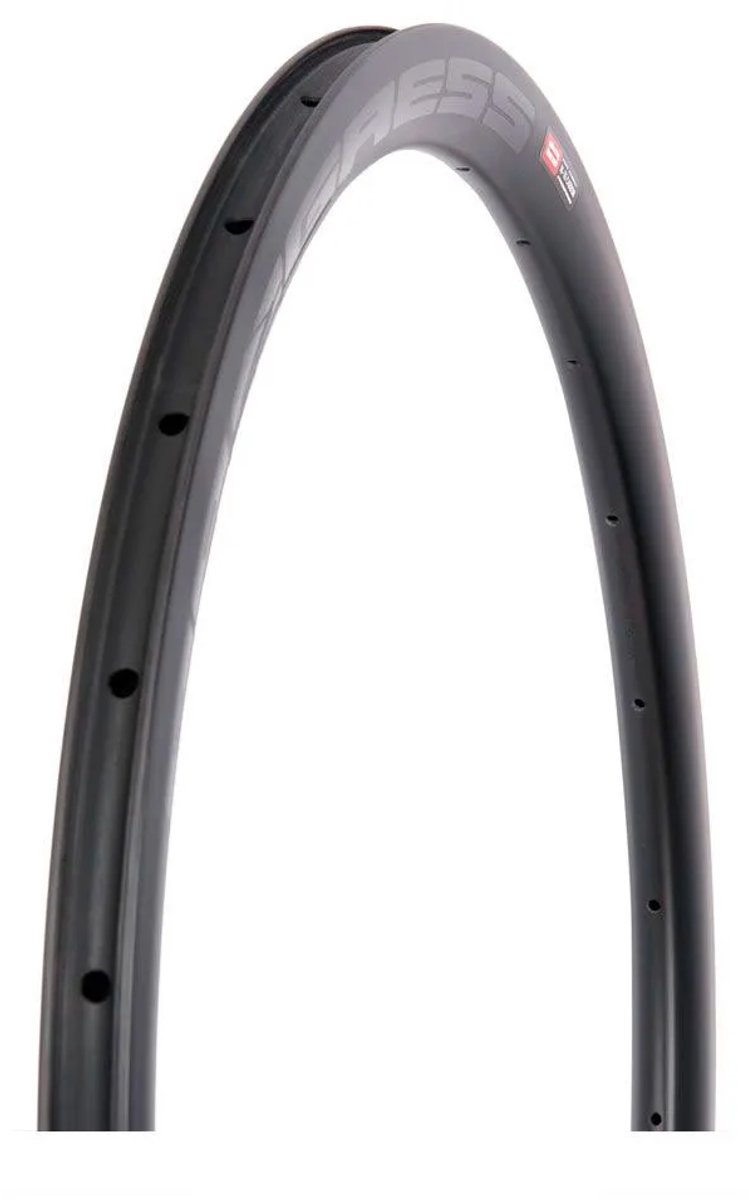 Progress Airspeed Disc Carbon Road Velg Zwart 700 - 28´´ 24H