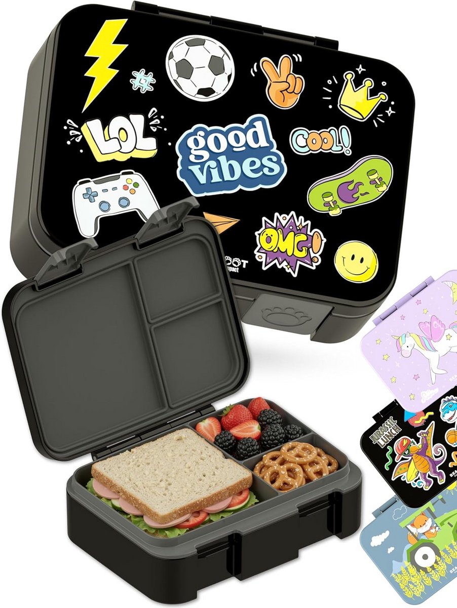 Lekkere en Compacte Kinderlunchtrommel BPA-vrij voor School en Kinderopvang