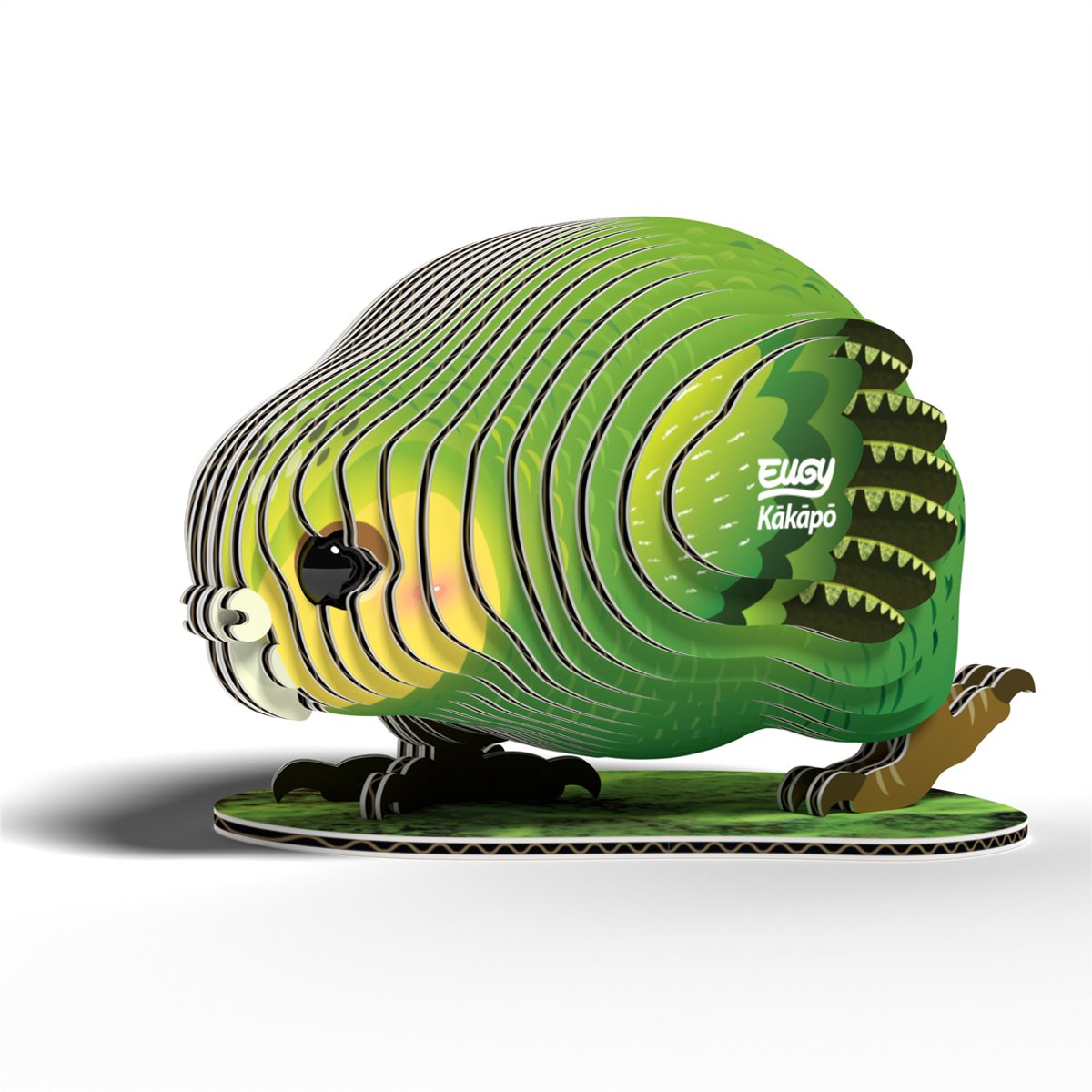 EUGY 3D Puzzel - Kakapo - Vogels - Duurzaam - Verzamel Ze Allemaal - 6 Jaar — afbeelding 3
