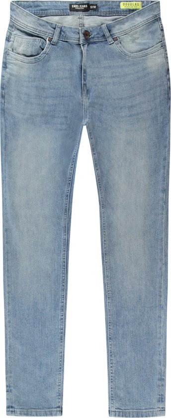 Cars Jeans Homme DOUGLAS DENIM Regular Fit BLEACHED USED - Taille 32/36
