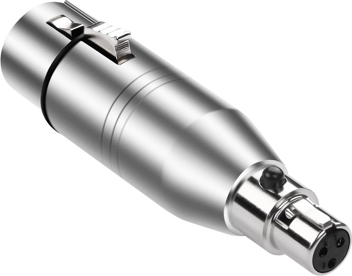 Mini XLR naar XLR Audioconvertor Kabeladapter voor Microfoon en Camcorder