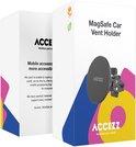 Verpakking van MagSafe autoventilatie telefoonhouder van Accezz met logo.
