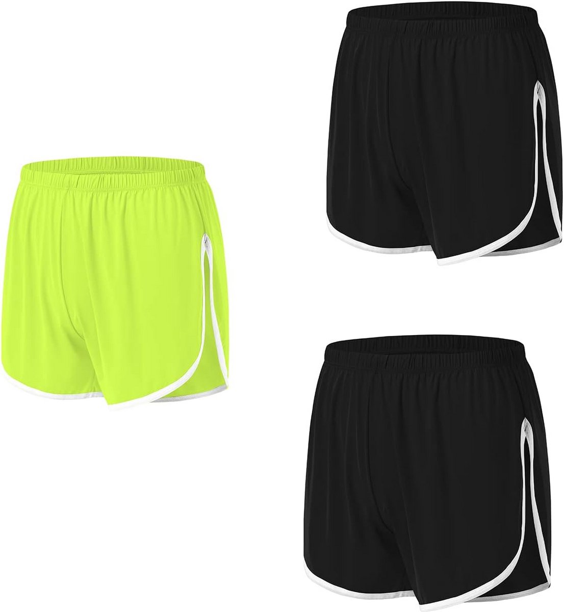 Heren Boxer Shorts met Losse Split en Brede Tailleband