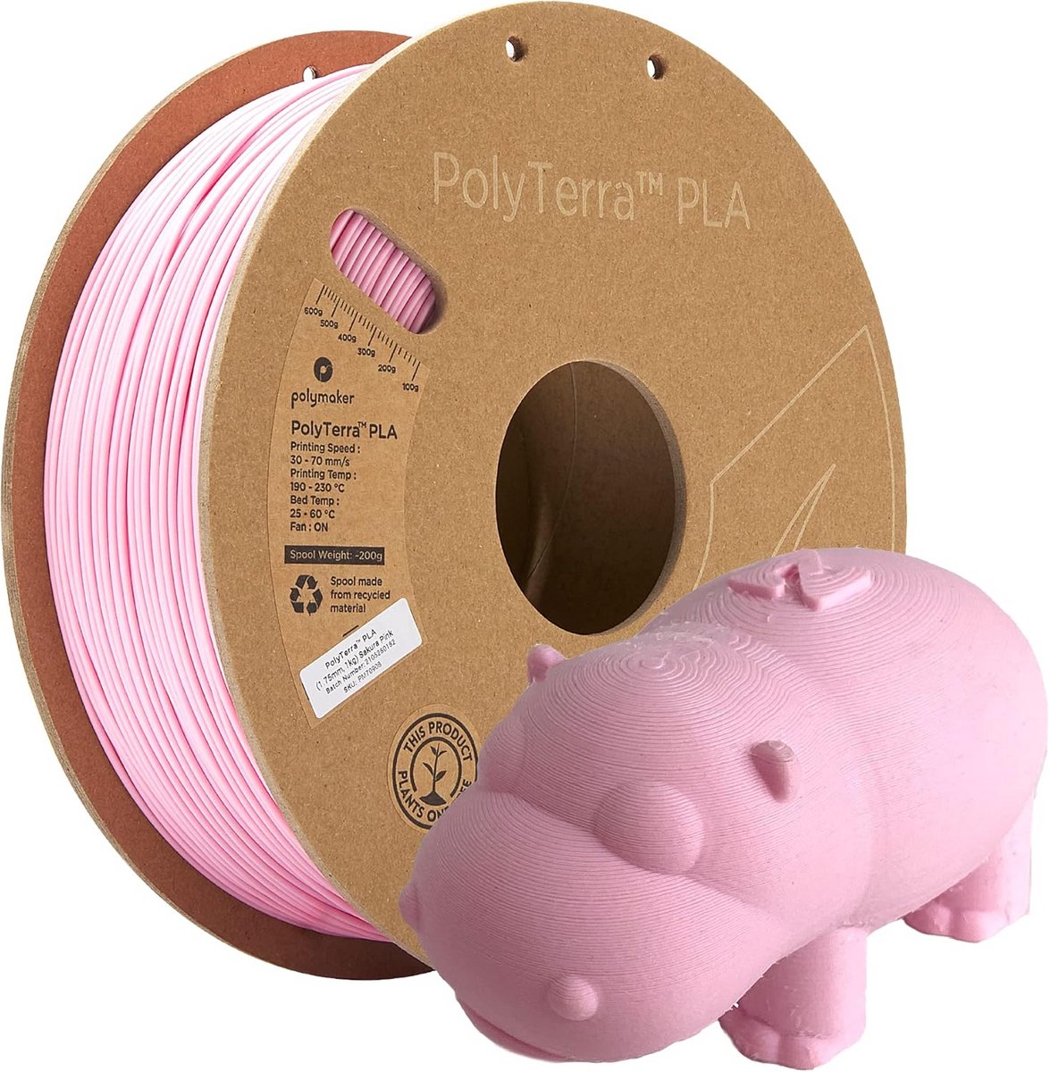 Matte PLA 3D Printmateriaal 1.75mm 1kg - Eenvoudig te Printen en Milieuvriendelijk
