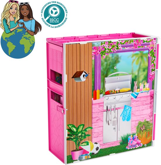 Barbie 65-jarig Jubileum Met 4-kamer Appartement Meubels En Pop Roze — afbeelding 5