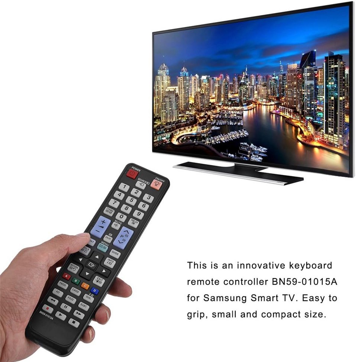 Universele Vervangende Afstandsbediening voor Smart TV - Duurzaam en Multifunctioneel