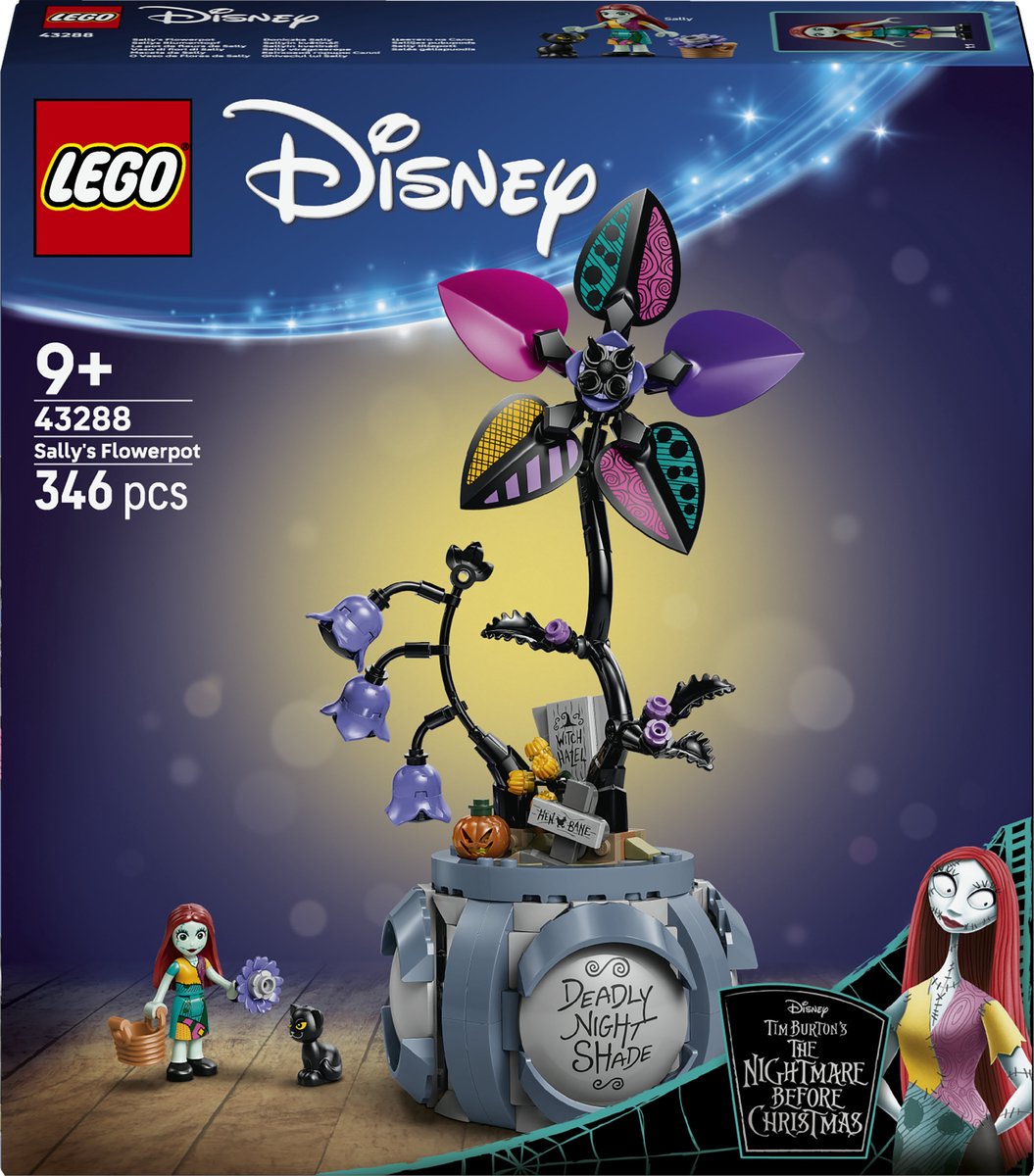 LEGO Disney - Sally's Bloempot Bouwbaar The Nightmare of Christmas Speelgoed voor Kinderen - 43288