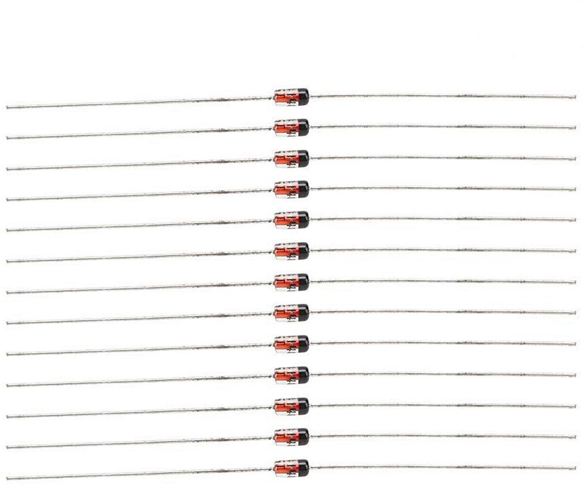 500 Stuks Snelle Schakeldiode 1N4148 - 200mA 100V Elektronische Componenten