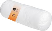 sleepling Basic 100 - nekrol 15x40 cm - kussen van polyester - geschikt voor mensen met allergieën - als nekkussen, bankkussen of sierkussen - Made in EU - 15 x 40 cm - wit