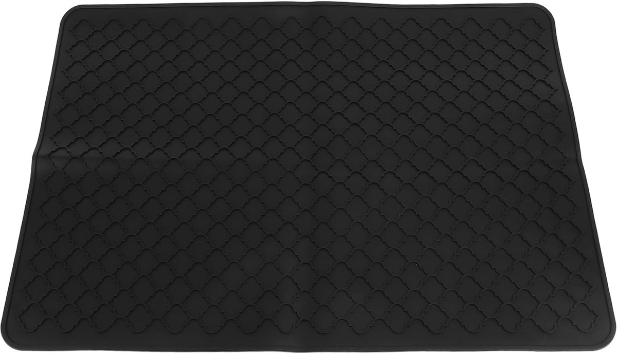 Silicone Elektrische Kookplaat Deksel - Kookplaat Deksel voor Hob - Silicone Kookplaat Deksel Mat 27.8 X 19.9 Inch - Hob Deksel - Afwasmat Zwart