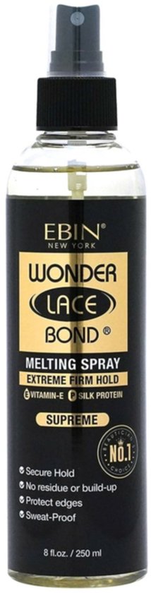 Ebin Wonder Lace Bond Lace Melt Spray Supreme 250ml
