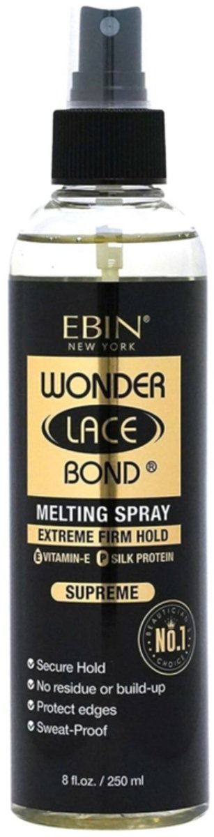Bol.com Ebin Wonder Lace Bond Lace Melt Spray Supreme 250ml aanbieding