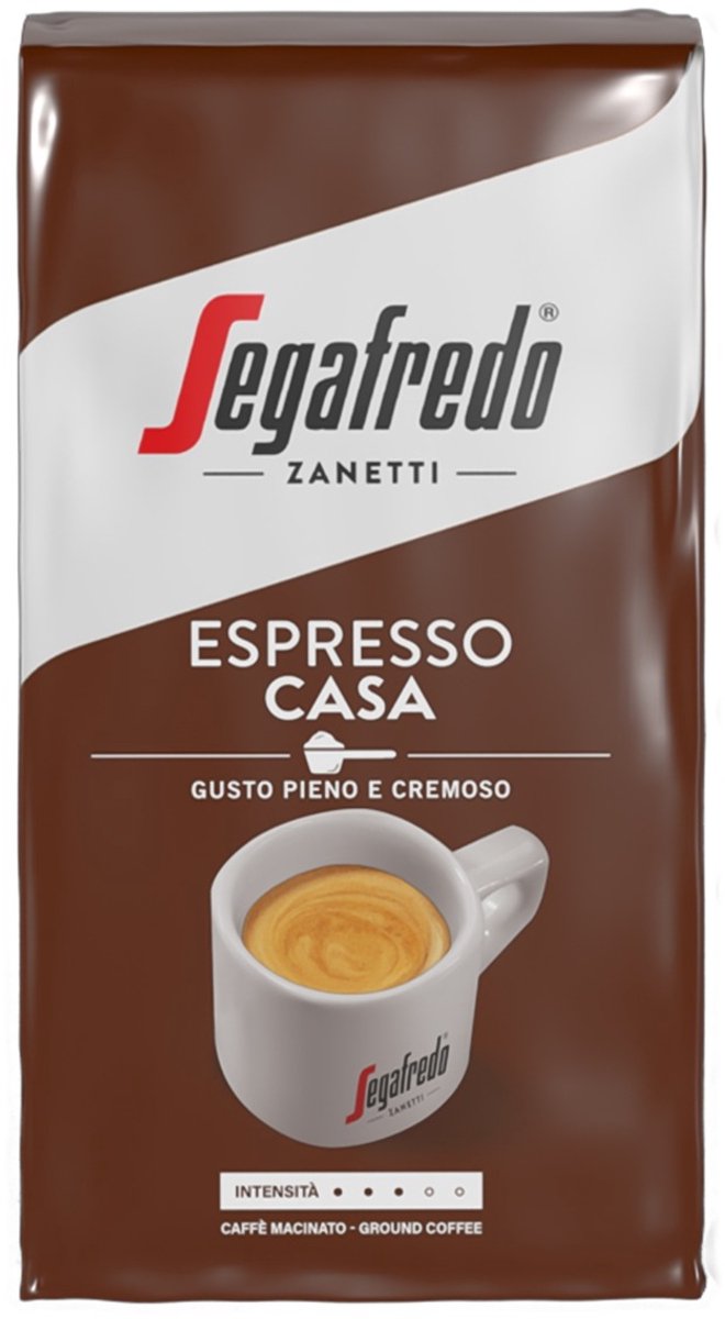 Segafredo Espresso Casa - gemalen koffie - 250 gram