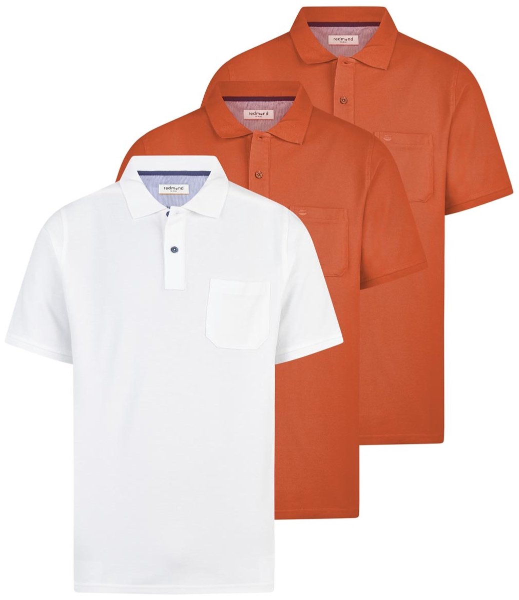 Redmond Heren poloshirt 3 pack Basic