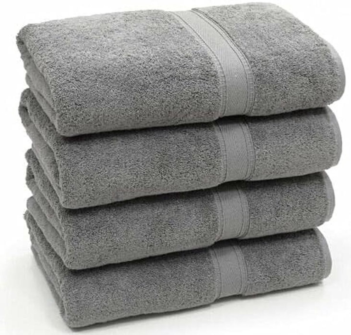 Set van 4 Luxe Badhanddoeken 100% Egyptisch Katoen 500 GSM - Extra Zacht en Absorberend