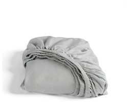 Cinderella - Hoeslaken (tot 35 cm) - Jersey - 180x200 cm/210 cm - Lichtgrijs