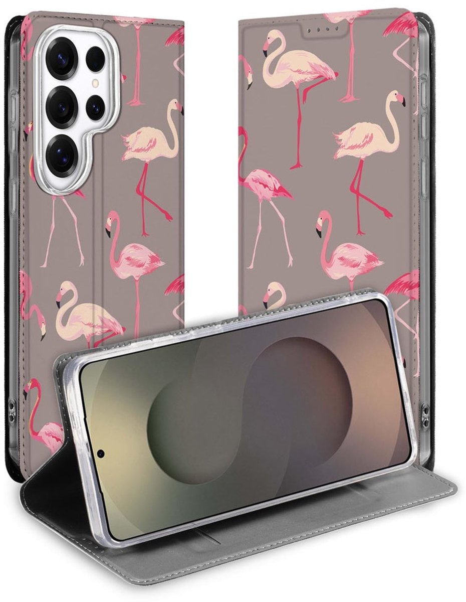 Samsung Galaxy S26 Ultra Book Case Flamingo