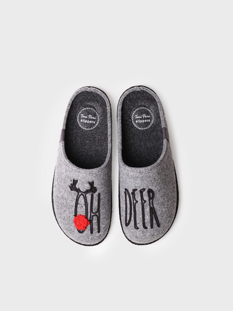 Viltslippers voor heren | TOBI-DR