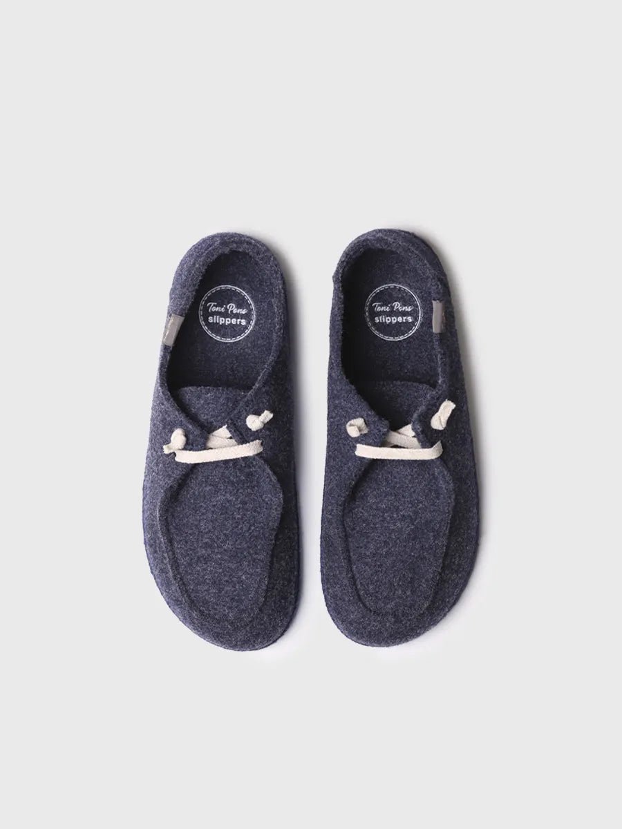 Herenslippers van gerecyclede wol | TIAGO-RW