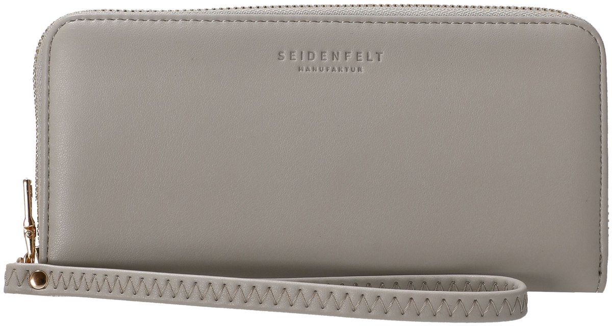 Seidenfelt Smilla - Damesportemonnee 19 cm (light grey)