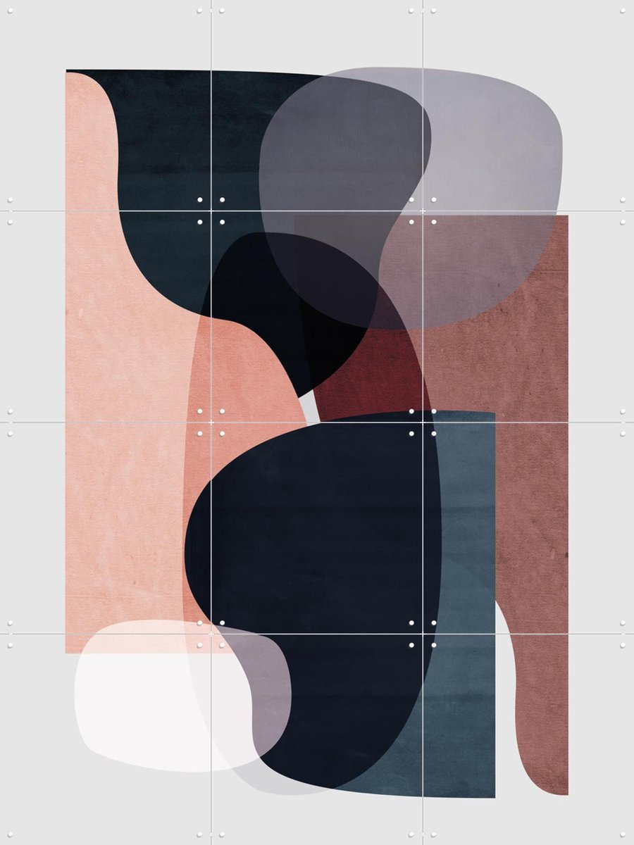IXXI Graphic 193, Mareike Böhmer - 60 x 80 cm - Gratis ophangtool - Grote wanddecoratie en posters - Grafisch Ontwerp, Abstract, Minimalisme