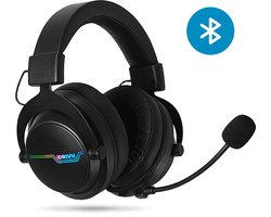 Drivv. PRO Draadloze Gaming Headset met Microfoon - Bluetooth Game Headset geschikt voor PS4, PS5 en PC - Gaming Koptelefoon - Draadloos 2.4GHz