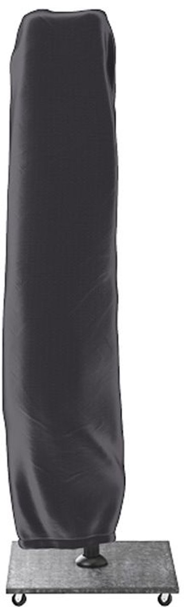 4 Seasons Outdoor Siesta Premium parasol déporté 300 x 300 cm avec pied et housse - latte