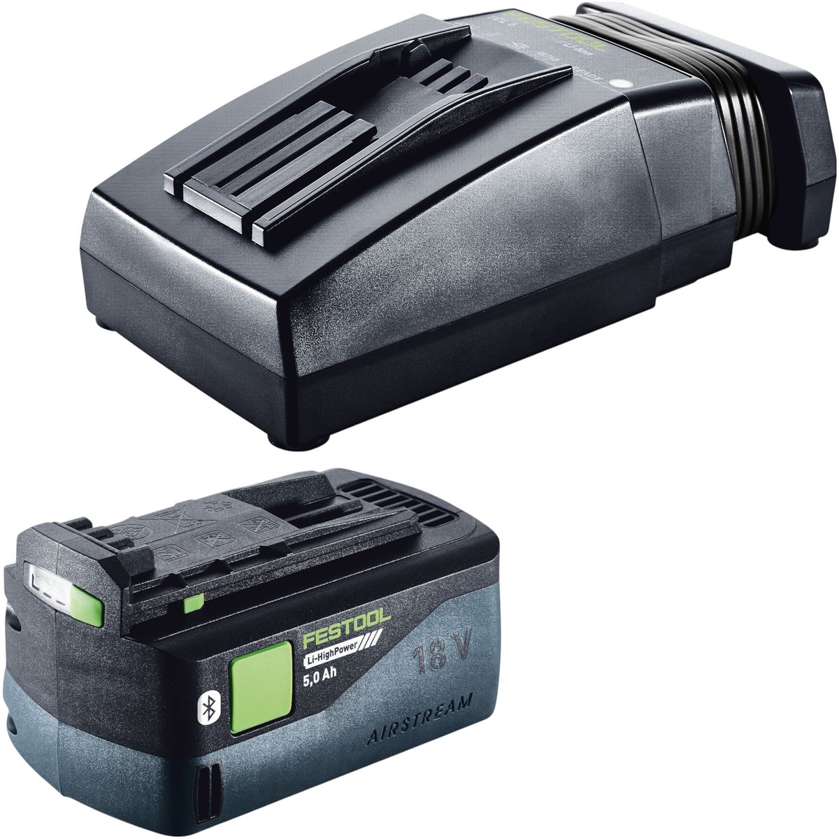 Festool energieset 1x BP 18 Li 5,0 HP-ASI HighPower accupack 18 V 5,0 Ah ( 578519 ) + TCL 6 oplader ( 201135 )
