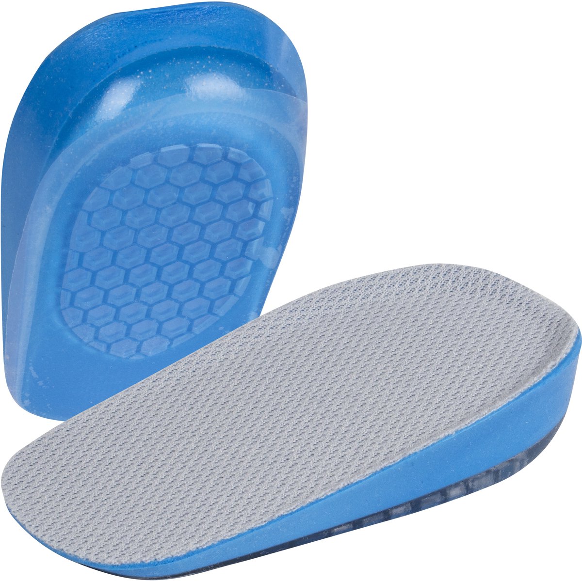 Nuvance Inlegzolen - 2.5cm Hakverhoger - Hielbeschermers - 2 Stuks - Maat 36-40 - Heren & Dames - Hielzooltjes - Blauw