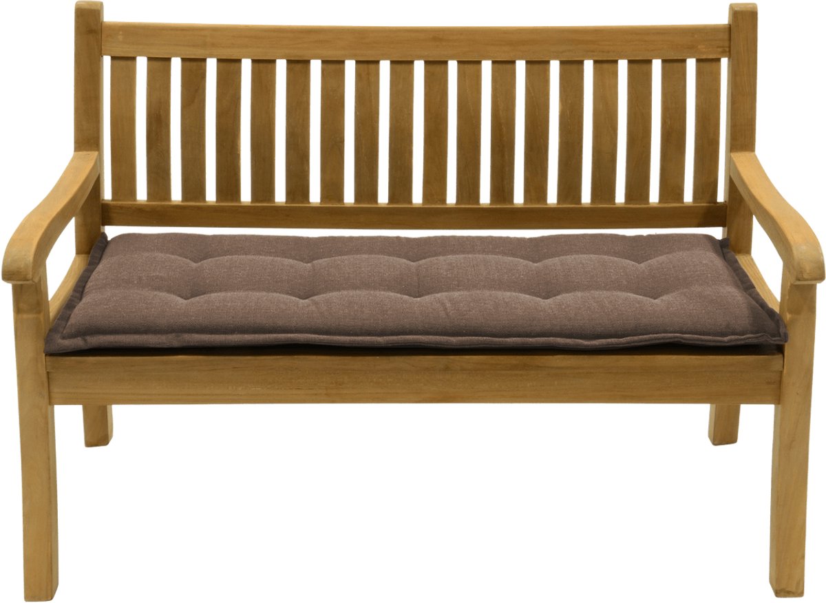 Lesli Living Outdoor Living tuinbankkussen - 120 x 47 x 6 cm - Taupe