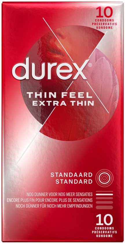 Durex - Condooms Thin Feel Extra Dun 10 st.