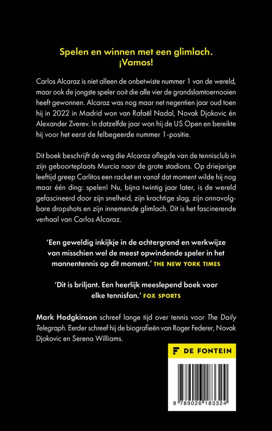 Carlos Alcaraz, de biografie - cover