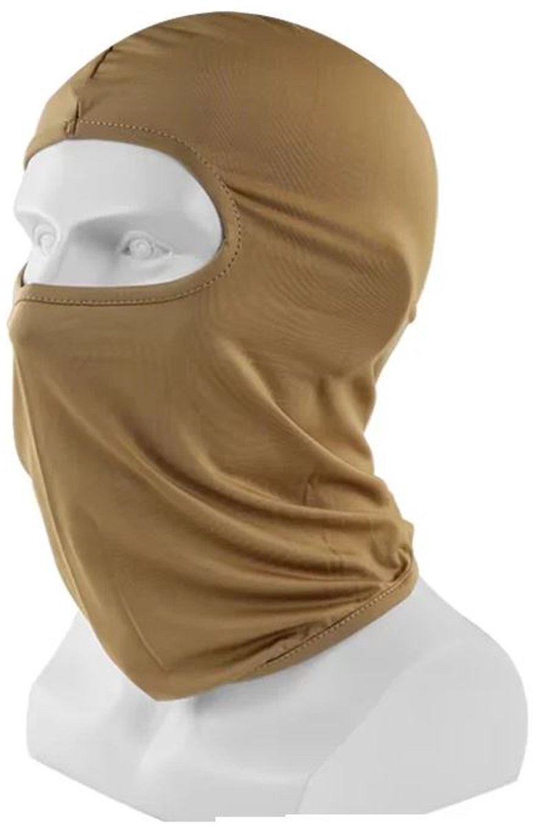 Gezichtsmasker Balaclava Bivakmuts Winddicht Wintermasker Ski/Motor/Outdoor masker Mondmasker Nekwarmer/halswarmer Universeel – Jonyx Bruin