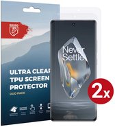 Rosso Protecteur d'écran Ultra Clear Duo Pack adapté à OnePlus 12R | Feuille de TPU | Case Friendly | 2 pièces