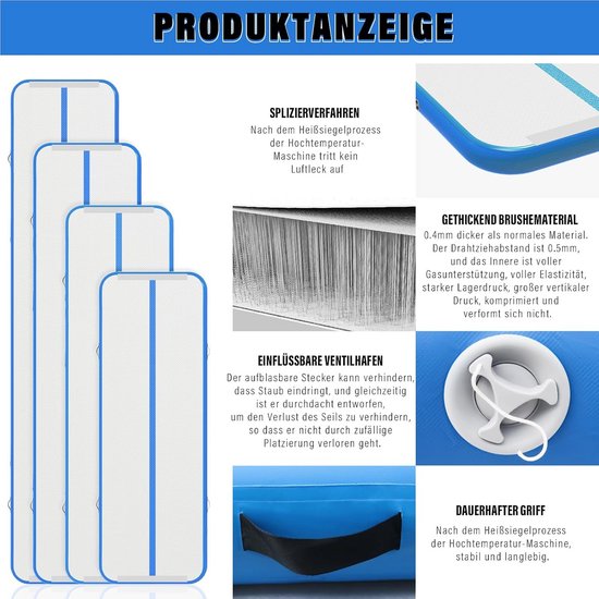 Turnmat Kinderen - Airtrack - Gym — afbeelding 2