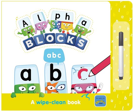 Wegwisbare ABC Leerboek met Pen - Letters Leren Schrijven voor Peuters ...