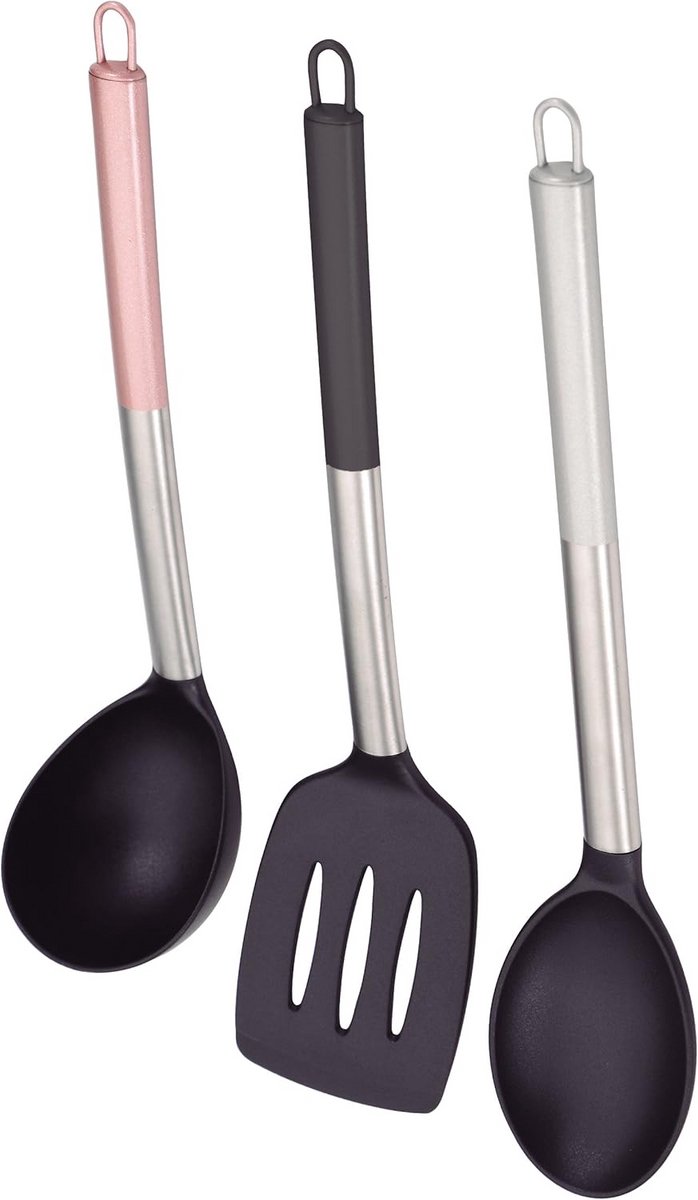 Keukenbenodigdheden Set 3-delig Nylon Zwart